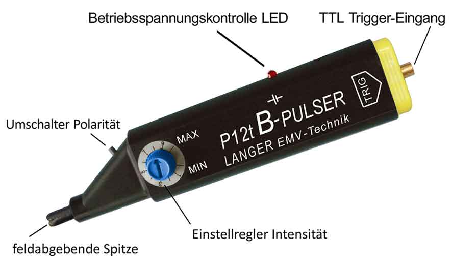 Aufbau des Mini-Burstfeldgenerators P12t